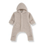 Bjorn Wool Blend Hooded Baby Pramsuit Onesie (Beige)